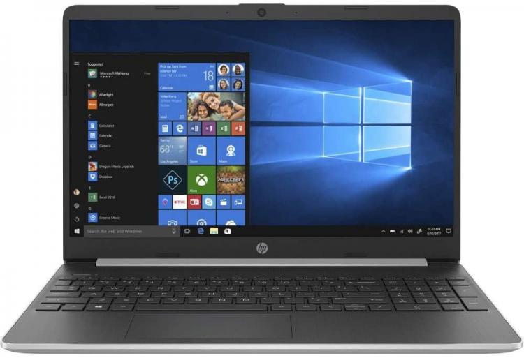Hp Portatile I5 1035G1 Ssd 15.6" Full Hd Laptop Notebook Windows 10 Home Argento