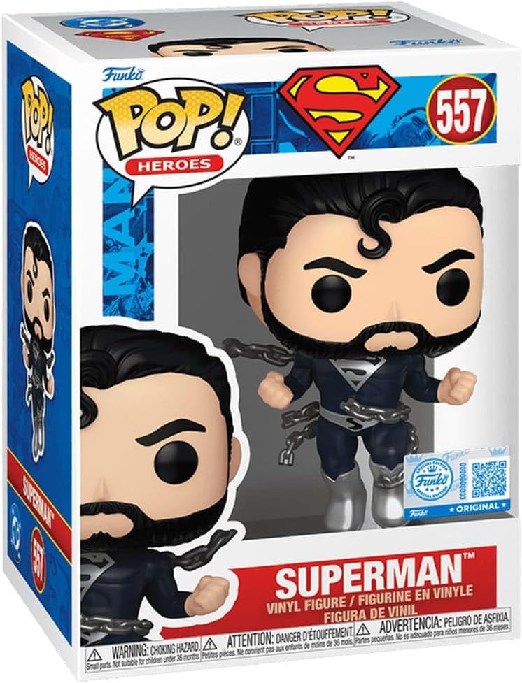 Funko Pop! Heroes DC Comics - (557) Superman Breaking Chains Special EXM