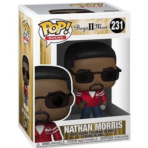 Funko Pop ! Rocks - Boyz Ii Men Nathan Morris (231) Vinyl Figure Soul R&B Music