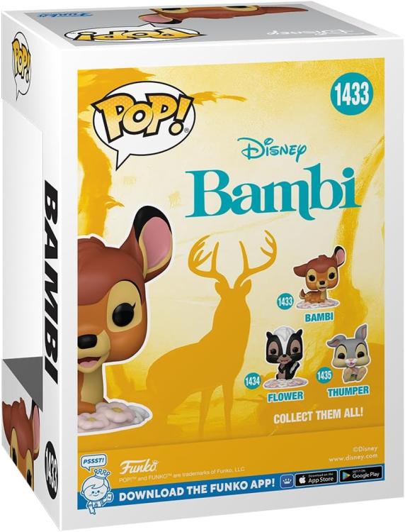 Funko Pop ! Disney Classic Bambi -(1433) Bambi Vinyl Figure 9Cm Bambi Cerbiatto