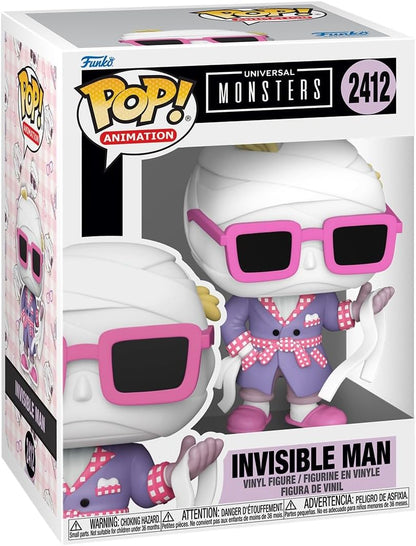 Funko Pop! Animation: Universal Monsters (2412) Invisible Man - Vinyl Figure 9cm