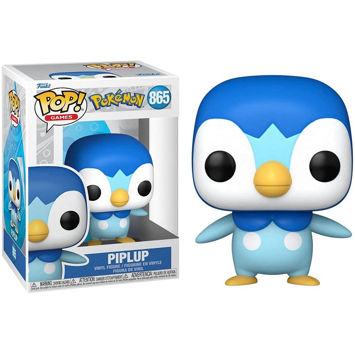 Funko Pop ! Games Pokemon - Piplup (865) Empoleon Vinyl Figure Da Collezione