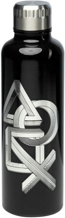 Paladone Bottiglia In Metallo Playstation Borraccia Thermos Ps4-Ps5 Nero/Argent