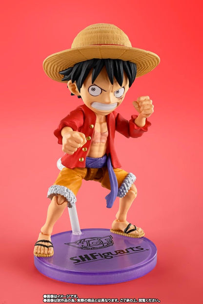 Bandai Tamashii Nations S.H. Figuarts: One Piece Monkey D. Luffy - Figure Articolata 9cm