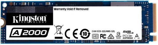 Kingston A2000 Sa2000M8/500G Nvme Pcie Ssd 500G 500 Gb Chiavetta Memoria Pc