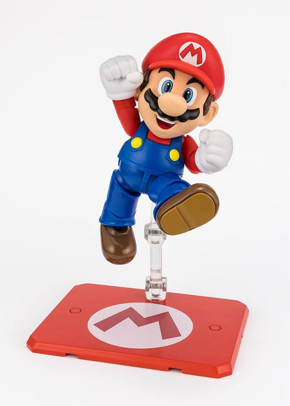 Bandai Namco S.H. Figuarts: Mario (Super Mario) - Figure Articolata 16cm Tamashi Nations