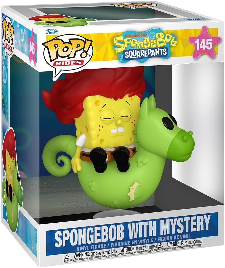 Funko Pop! Rides: SpongeBob Squarepants (145) SpongeBob W/ Mystery - Vinyl Figure 15cm