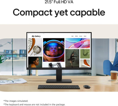 LG Monitor PC 22" Full HD LED 1080p 22U401A 100Hz HDR VGA HDMI