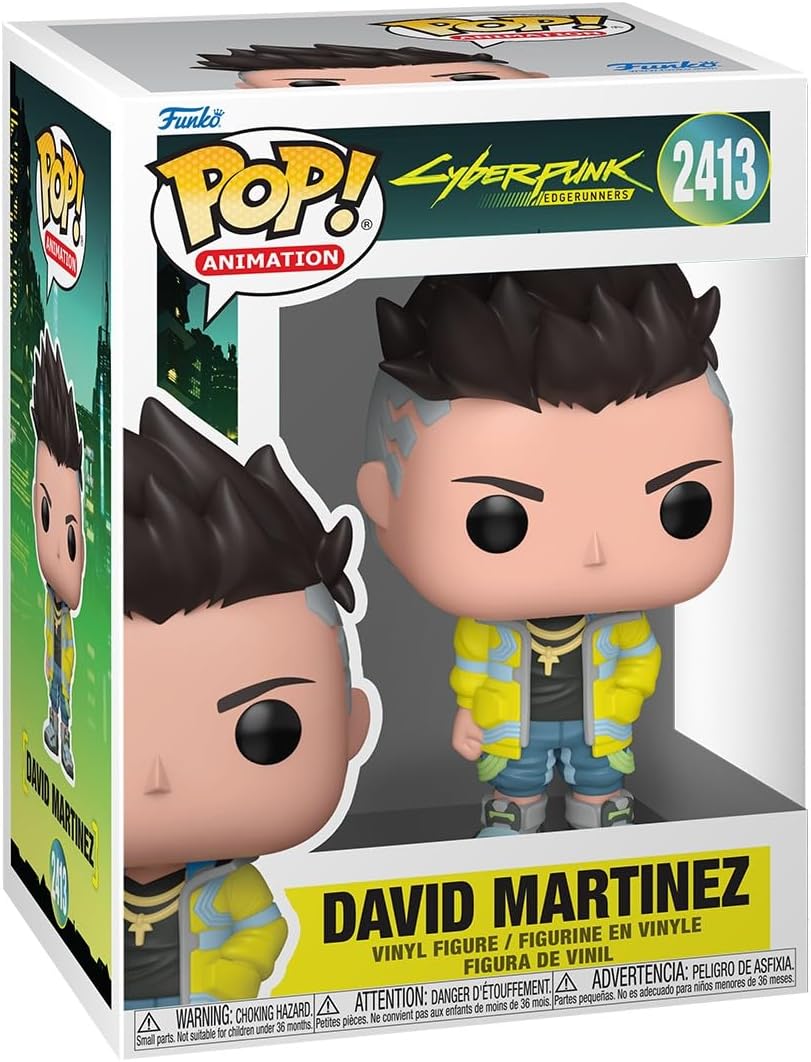 Funko Pop! Animation: Cyberpunk Edgerunners (2413) David Martinez - Vinyl Figure 9cm