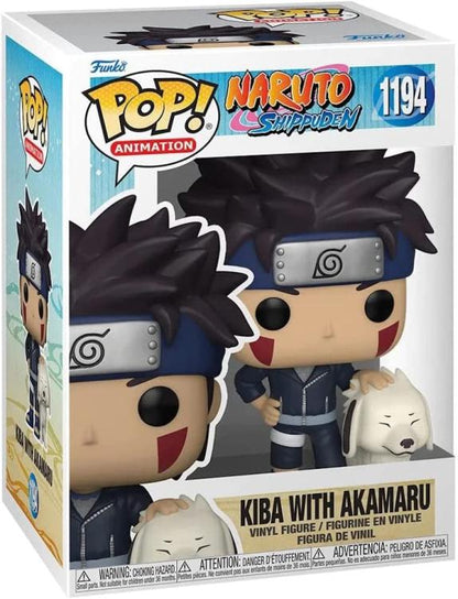 Funko Pop ! Animation Naruto Shippuden - Kiba With Akamaru (1194) Vinyl Figure