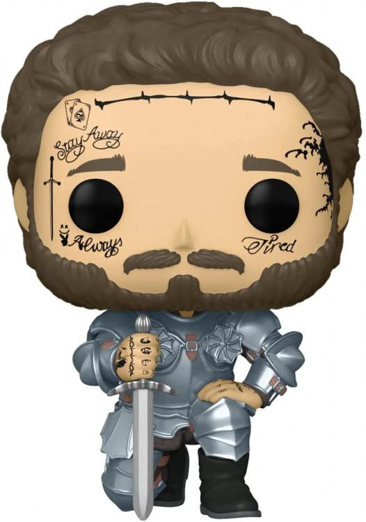 Funko Pop Rocks Knight Post Malone 258 Vinyl Figure Pop Statuetta Da Collezione
