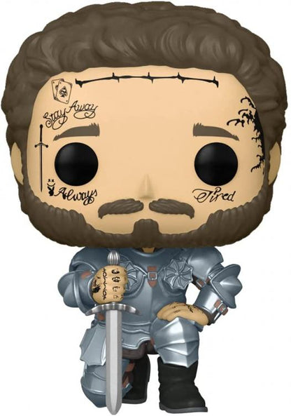 Funko Pop Rocks Knight Post Malone 258 Vinyl Figure Pop Statuetta Da Collezione