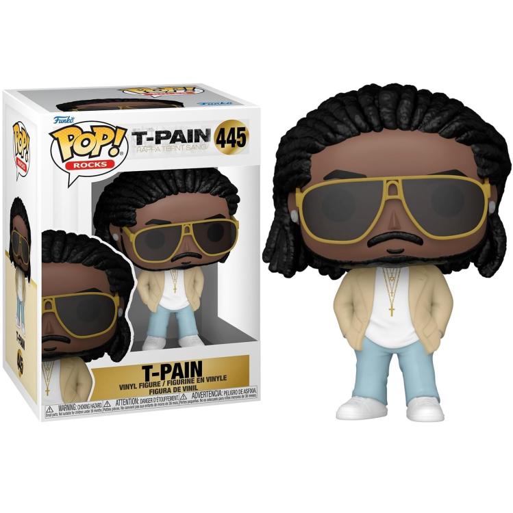Funko Pop ! Rocks - T-Pain Rappa Ternt Sanga (445) T-Pain Vinyl Figure 9Cm