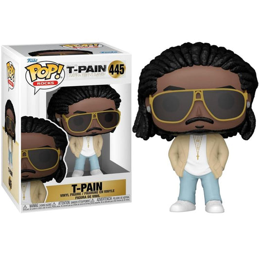 Funko Pop ! Rocks - T-Pain Rappa Ternt Sanga (445) T-Pain Vinyl Figure 9Cm