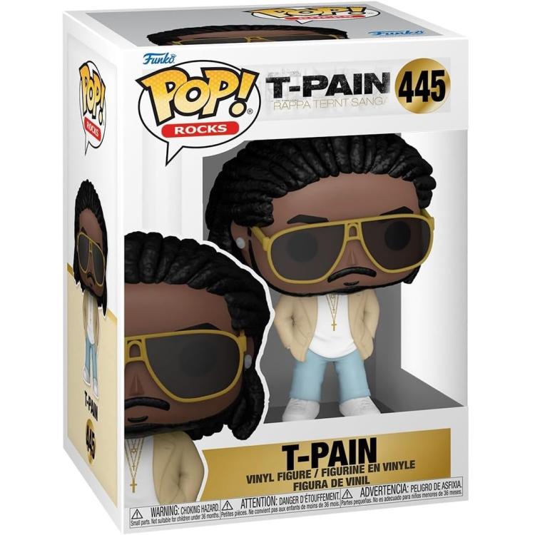 Funko Pop ! Rocks - T-Pain Rappa Ternt Sanga (445) T-Pain Vinyl Figure 9Cm