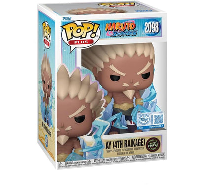 Funko Pop! Plus: Naruto Shippuden (2098) Ay (4th Raikage) Limited Glow Chase Edition - Vinyl Figure 9cm