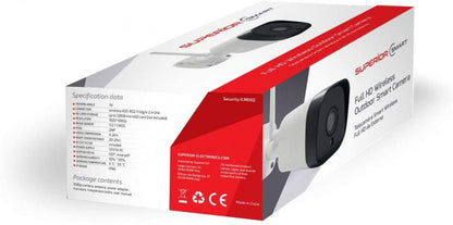 Superior Security Telecamera Wifi Da Esterno Ip66 Hd Ip Alexa Google Smartlife