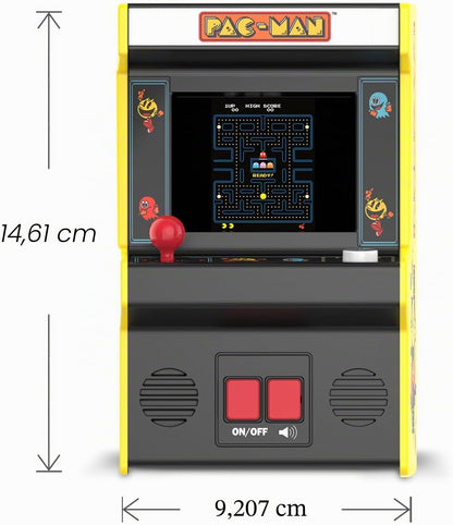 Basic Fun! Mini Cabinato Arcade Pac-Man Gioco Retro Portatile Schermo A Colori