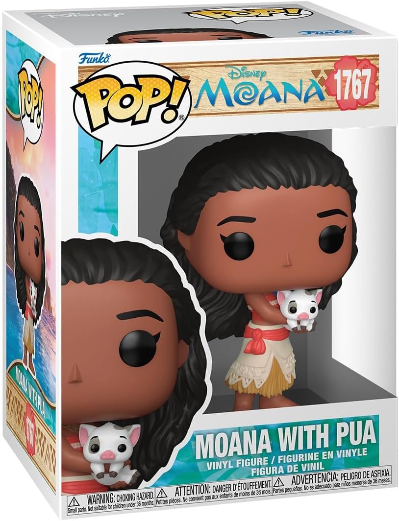 Funko Pop! Disney: Ocenia - (1767) Moana With Pua - Vinyl Figure 9cm
