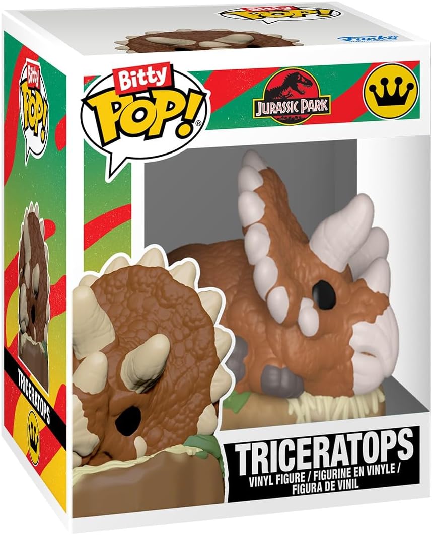 Funko Bitty Pop! Jurassic Park (4 Pack) w/ Bitty Display & Mystery Pop - Mini Vinyl Figure 2cm