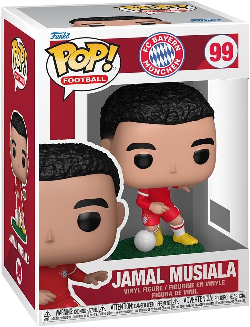 Funko Pop! Football: FC Bayern Munchen (99) Jamal Musiala - Vinyl Figure 9cm