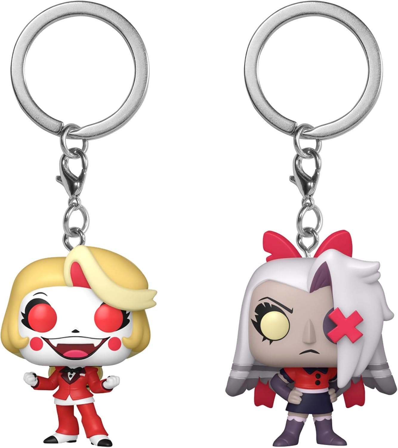 Funko Pocket Pop! Keychain -  Hazbin Hotel: Charlie & Vaggie 2 Pack Special