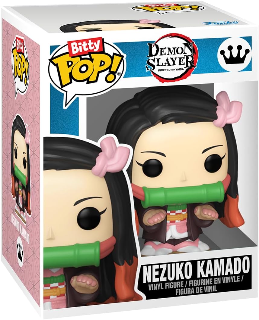 Funko Bitty Pop! Demon Slayer (4 Pack) w/ Bitty Display Chase Edition - Mini Vinyl Figure 2cm