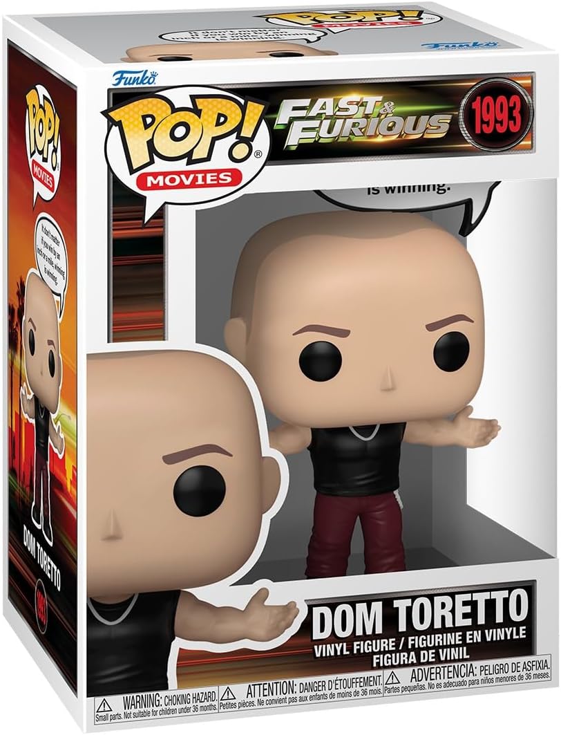 Funko Pop! Movies: Fast & Furious (1993) Dominic Toretto - Vin Diesel 9cm