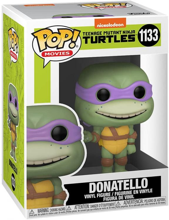 Funko Pop Teenage Mutant Ninja Turtles 1133 Donatello Tmnt 2 Tartarughe Figure