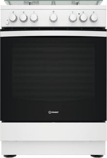 Indesit Cucina Elettrica A Gas Bruc.Forno Elettrico 75Lt 60x60 Bianco