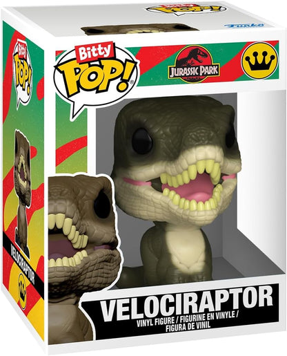 Funko Bitty Pop! Jurassic Park (4 Pack) w/ Bitty Display & Mystery Pop - Mini Vinyl Figure 2cm