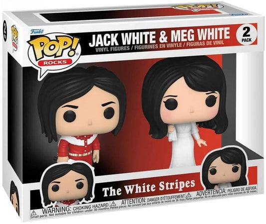 Funko Pop ! Rocks The White Stripes - Jack White & Meg White 2 Pack Vinyl Figure