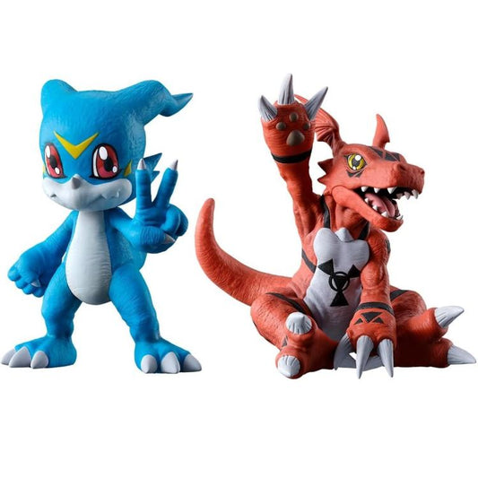 Banpresto Bandai Animation Digimon Veemon & Guilmon Ichibansho 7cm