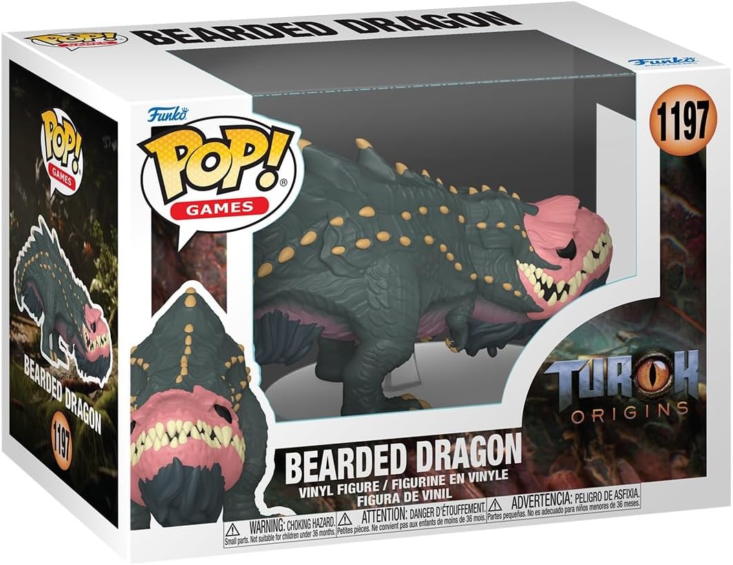 Funko Pop! Games: Turok Origins (1197) Bearded Dragon - Vinyl Figure 9cm