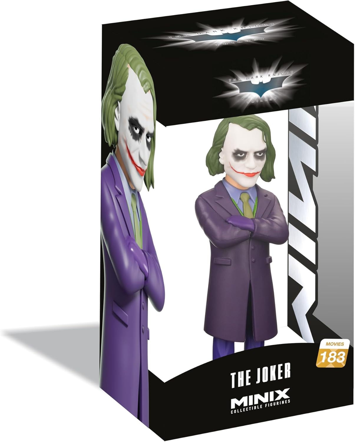 Minix - Movies Batman Dark Knight (183) Joker Figure Heath Ledger 9cm