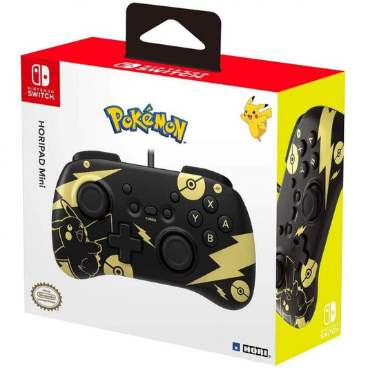 Hori Controller Horipad Mini Pikachu Black Gold Edition Joystick Nintendo Switch