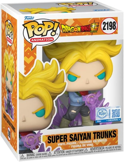 Funko Pop! Animation: Dragonball Super (2198) Super Saiyan Trunks (Special Edition) Vinyl Figure 9cm