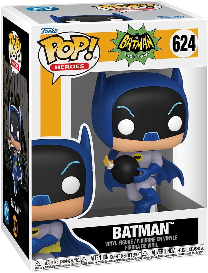 Funko Pop! Heroes: Batman Classic TV Series (624) Batman - Vinyl Figure 9cm