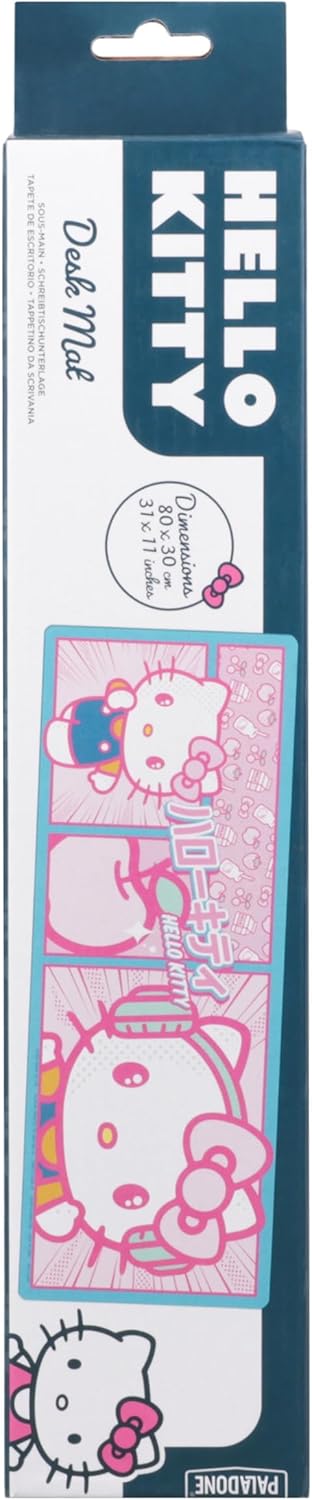 Paladone Desk Mat XXL Hello Kitty Tappetino Tastiera Mouse Pad Scrivania