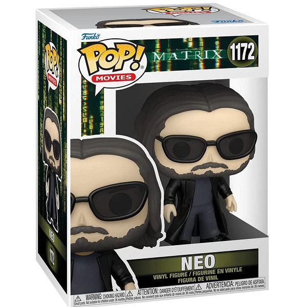 Funko Pop ! Movies The Matrix Resurrections (1172) Neo Vinyl Figure 9Cm Matrix 4