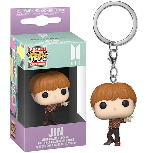Funko Pop Portachiavi Bts Dynamite Jin Vinyl Keychain Action Figure Statuetta