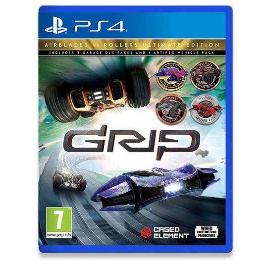 Grip: Combat Racing Airblades Vs Rollers Ultimate Edition Ps4 Gioco Italiano