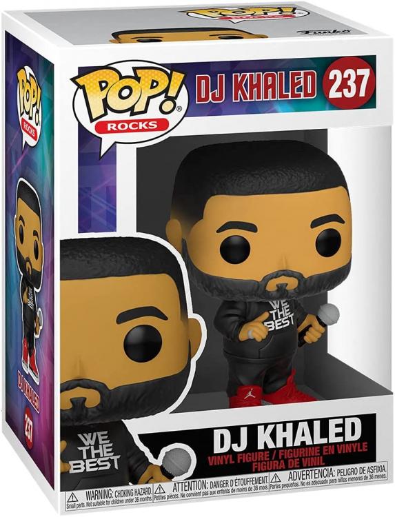 Funko Pop ! Rocks - Dj Khaled (237) Vinyl Figure 9Cm Air Jordan We The Best Pop
