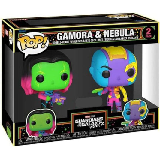 Funko Pop ! Marel Guardians Of The Galaxy Vol. 2 (2 Pack) Gamora & Nebula Figure