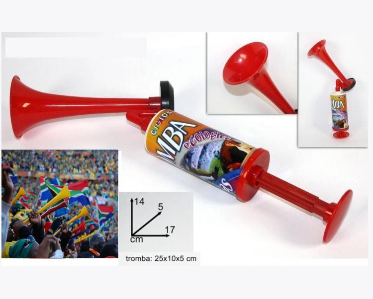 Tromba Da Stadio Ad Aria Manuale Pompa Mondiali Tifo Stadio Calcio Gioco -No Gas