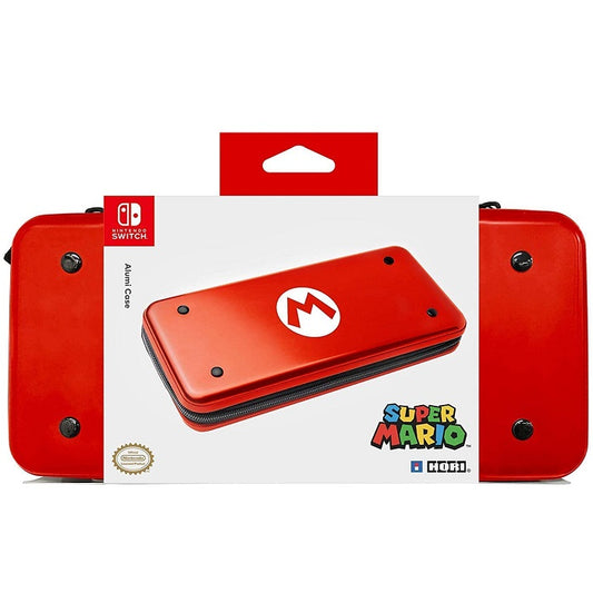 CUSTODIA PROTETTIVA IN METALLO HORI SUPER MARIO UFFICIALE NINTENDO SWITCH ROSSO