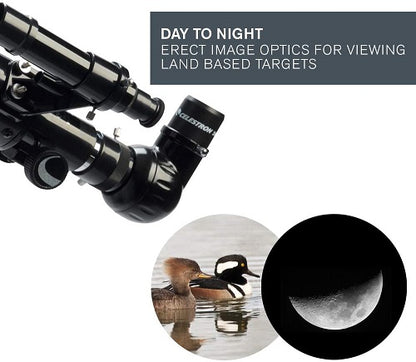CELESTRON TELESCOPIO POWERSEEKER 60AZ TERRESTRE  ASTRONOMICO RIFRATTORE COMPLETO