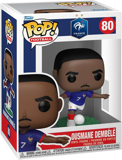 Funko Pop! Football: France FFF (80) Ousmane Dembele - Vinyl Figure 9cm