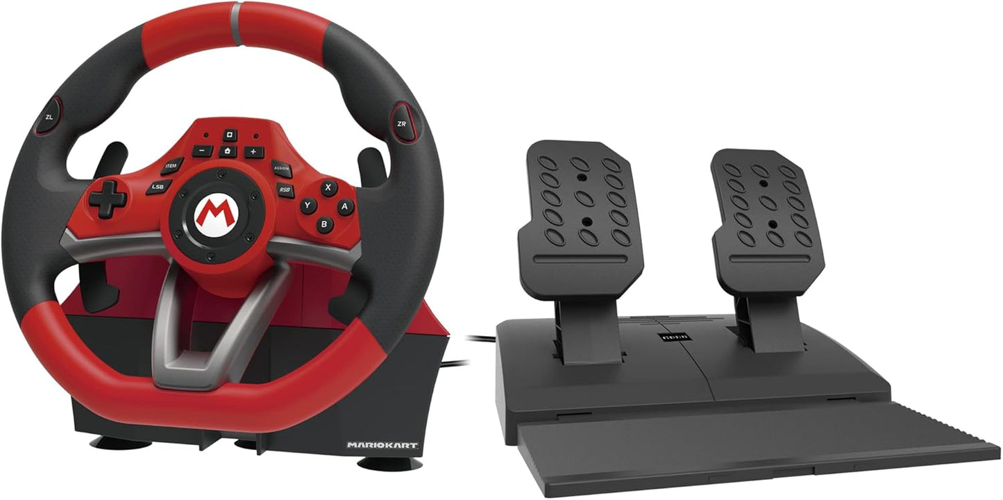 Hori Volante Mario Kart Racing Wheel Pro Deluxe Nintendo Switch Wireless Nuovo