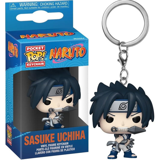 Funko Pop Pocket Keychain Naruto (Sasuke Uchiha) Key Portachiavi